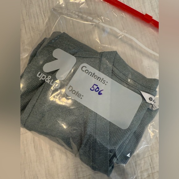 Athleta Uptempo Ribbed Henley Top in Mininalistic Grey Small - Picture 8 of 8